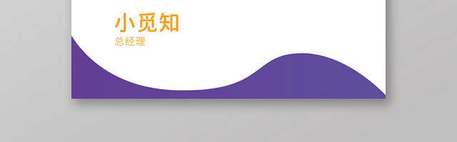 时尚简约通用名片模板