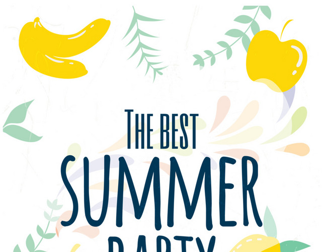 夏日SUMMER水果素材