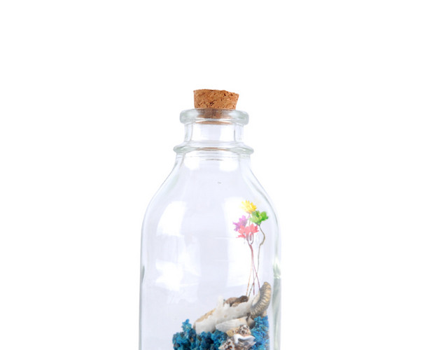 卡通手绘漂流瓶素材
