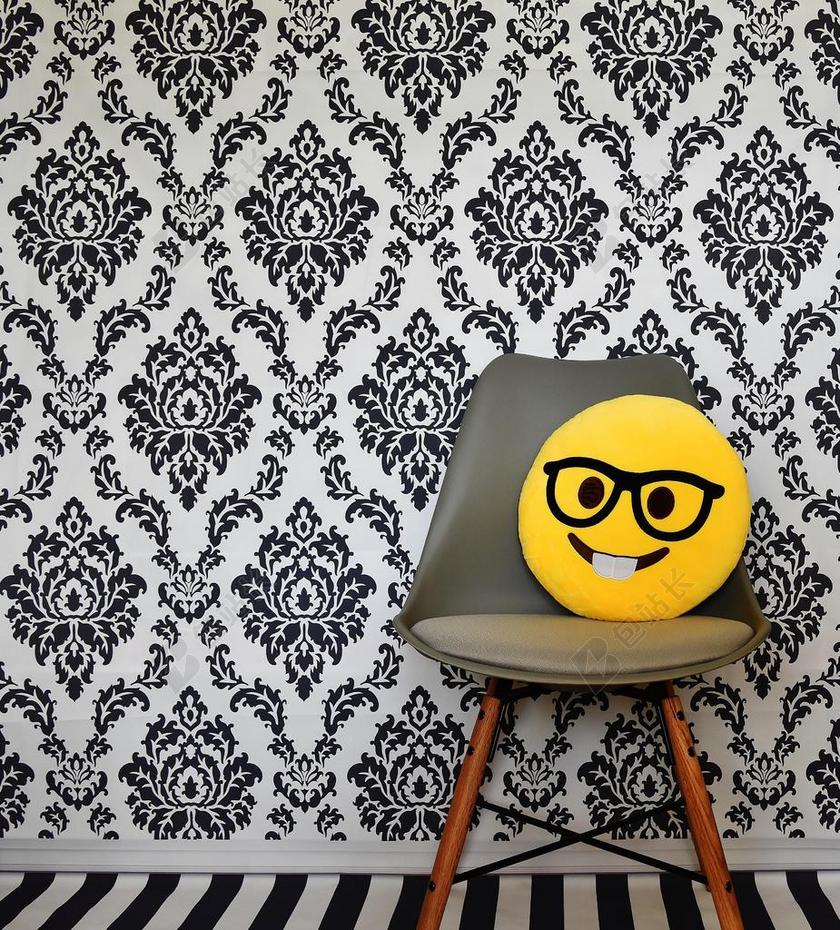 黄色建筑简约室内设计墙面花纹背景图片