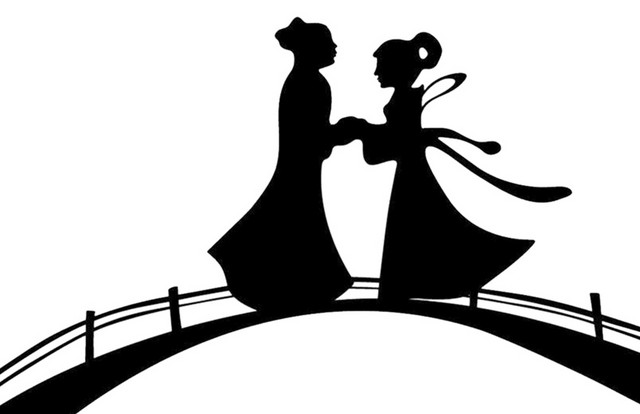 七夕情人节牛郎织女元素素材