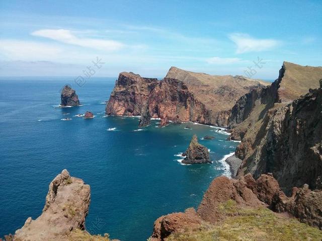 海洋 丘陵 石 海 景观 自然 旅行 水 天空 蓝色
