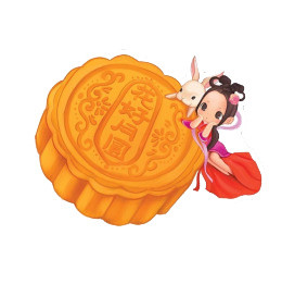 月饼古代人物玉兔