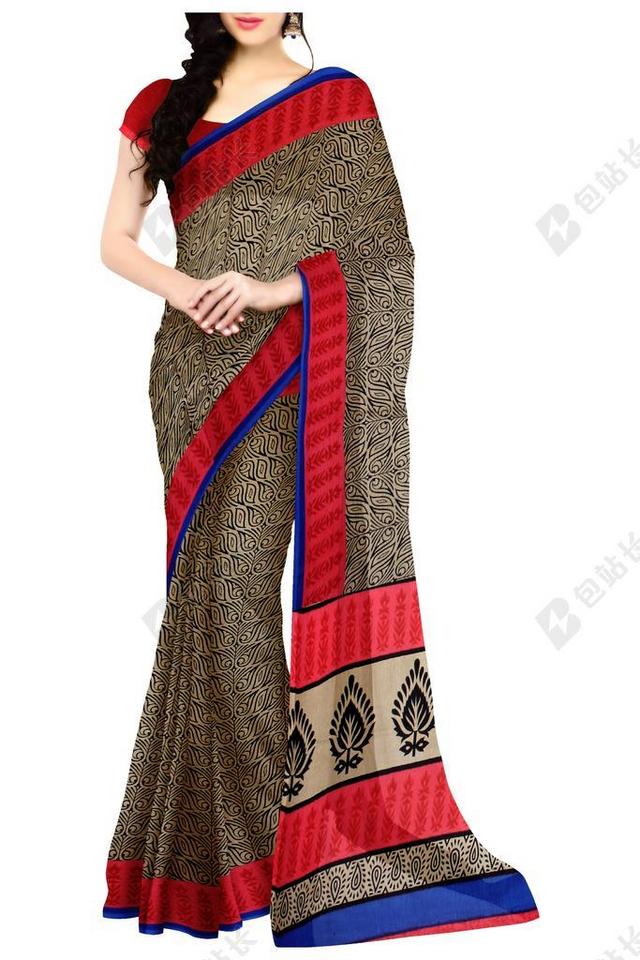 SAREE 印度 民族 服装 时尚 丝绸 连衣裙 女子 模型