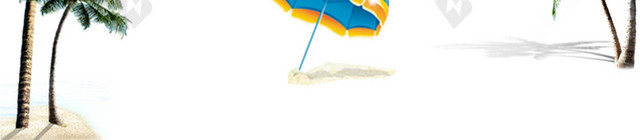 夏日沙滩游海报素材