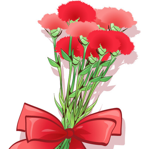 玫瑰花免抠教师节素材