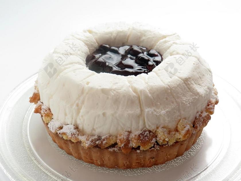 白色餐饮甜点蛋糕背景图片