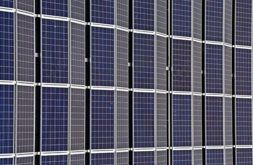 蓝色电子科技太阳能板背景图片