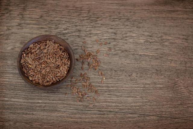 亚麻籽 碗 HOLZSCHüSSELCHEN 食品 健康 种子