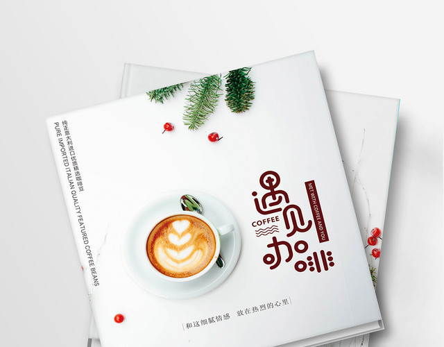 精品画册设计咖啡饮料画册整套