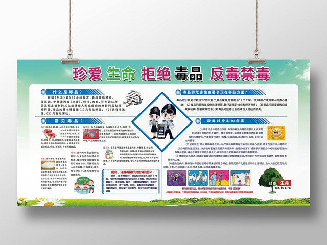 626禁毒反毒公益慈善禁毒宣传栏