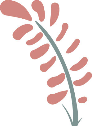 圣诞元素植物字背景素材