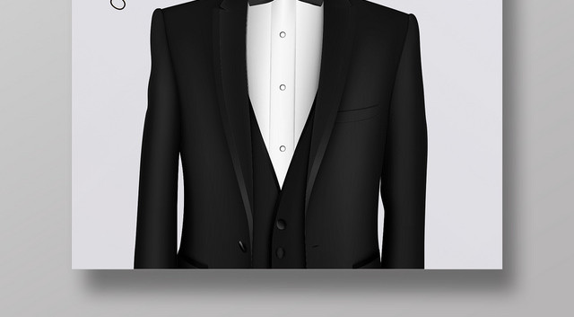 服装加工私人订制服装服饰衣服宣传海报