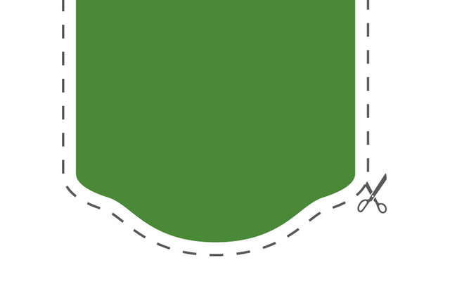 绿色吊牌