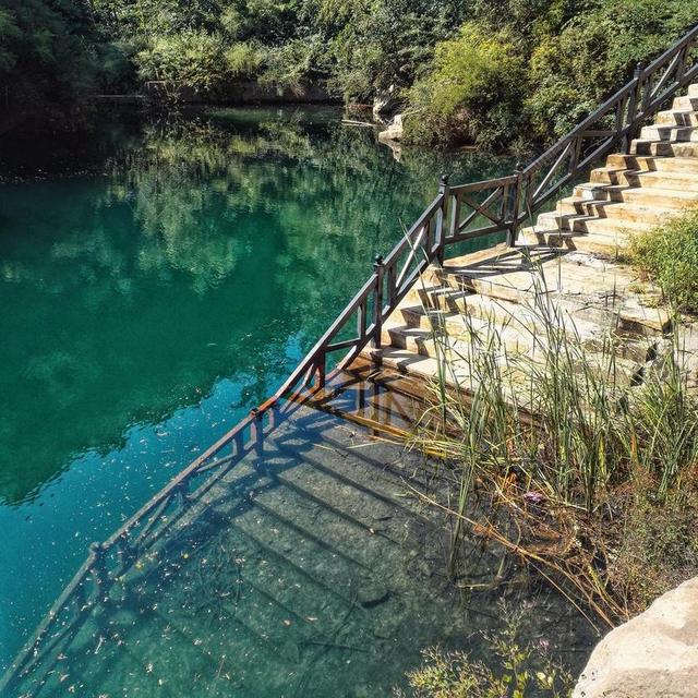 青岛 崂山 北九水 领导 水 水下 洪水