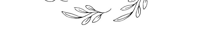 花环树叶素描铅笔矢量素材