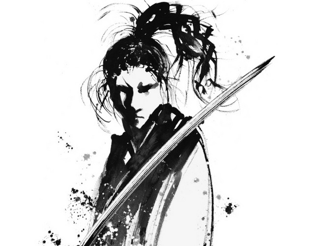 中国风水墨人物