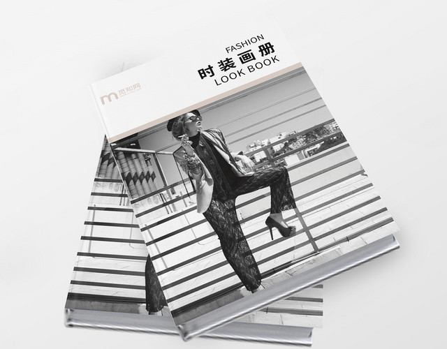 黑白高端时装画册宣传册通用模版