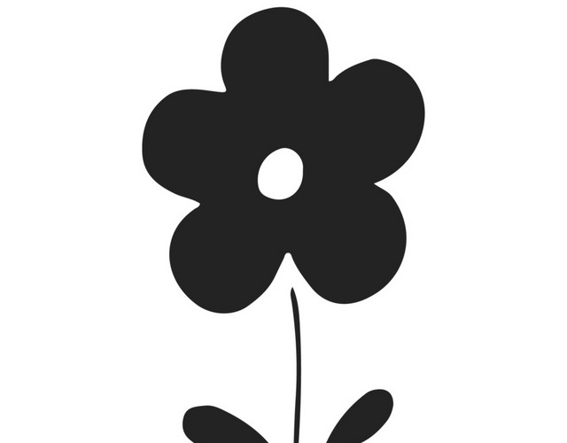 可爱卡通形象小花素材