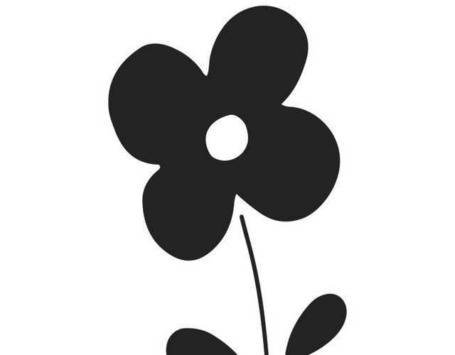 可爱卡通形象小花素材