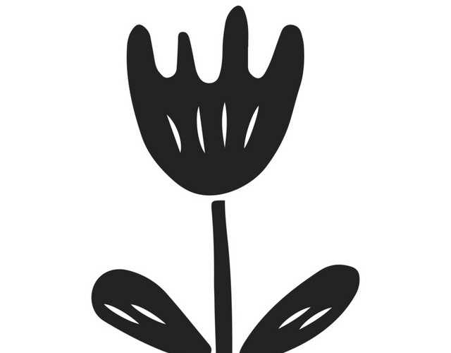 可爱卡通形象小花素材