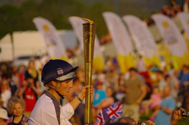 奥运火 2012 年奥运会 扎拉 菲利普 伯恩茅斯赛马场