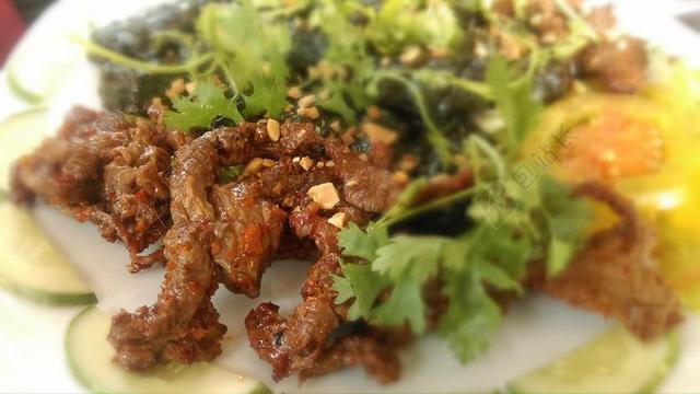 棕色餐饮特写美味的烤牛肉背景图片