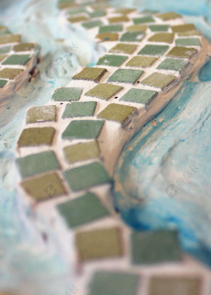 马赛克 线路 系列 图稿 装饰 模式 广场