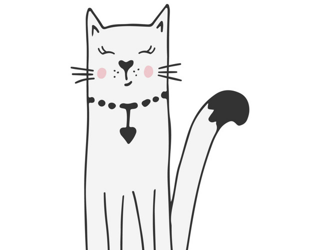 卡通小猫素材