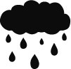 雨云剪影素材
