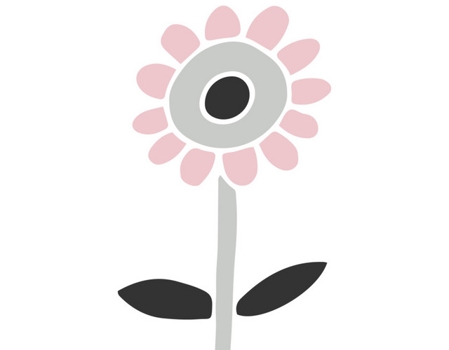 卡通小花素材