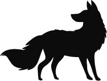 狐狸素描素材
