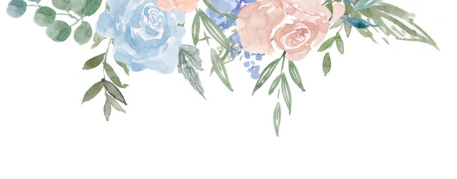 水墨花朵素材