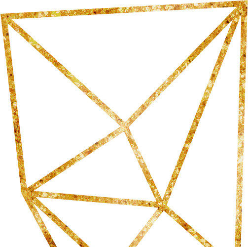 金粉几何线条图形素材