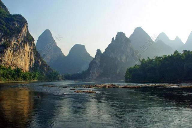 河 里 舒格洛夫 景观 漓江 中国