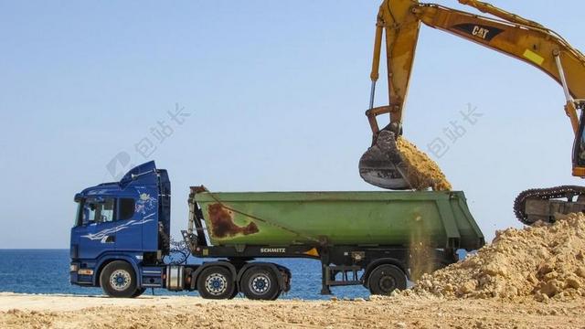 挖掘机 卡车 重机 加载 设备 建设 机 开挖 权力 挖掘