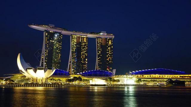 黑色唯美繁华都市夜景背景图片
