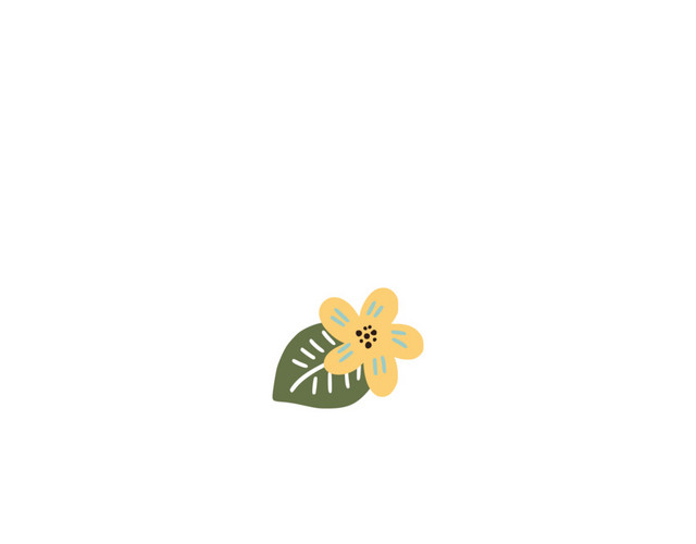 清新彩色手绘小花矢量元素