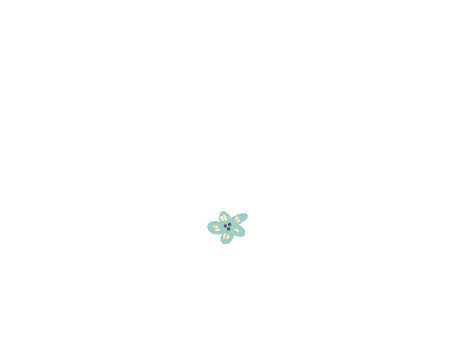卡通浅蓝色小花封面设计
