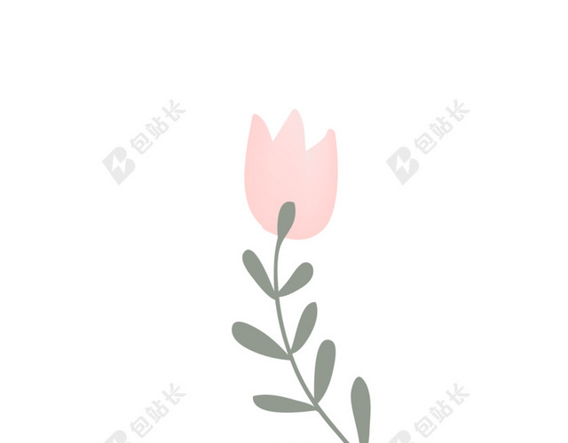 卡通小花素材