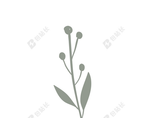 卡通小花素材