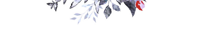 水彩复古玫瑰花花环素材