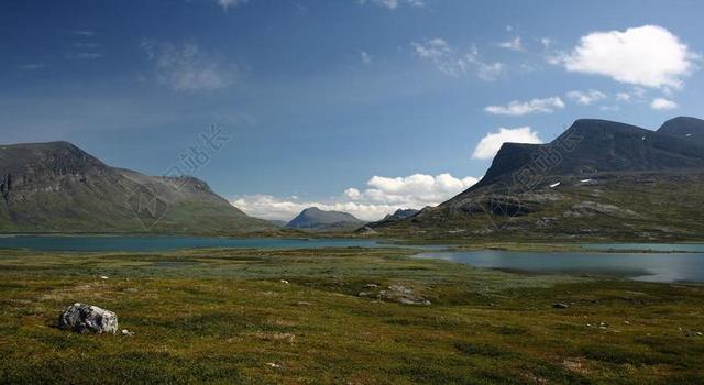 瑞典 拉普兰 KUNGSLEDEN 景观 山区 荒地