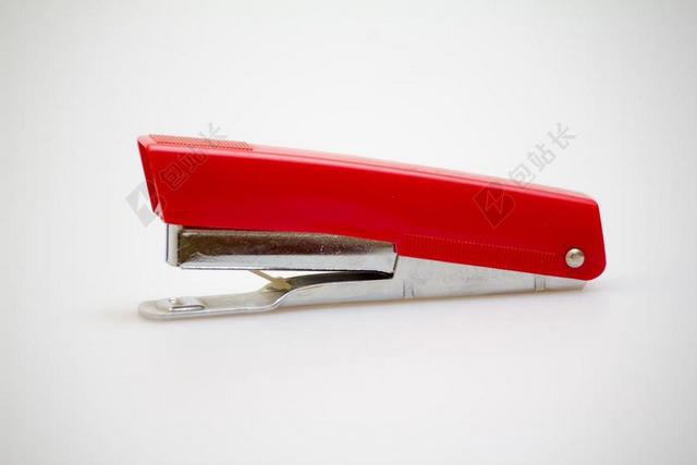 订书机 红色 摄影 办公用品 文具