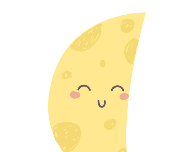 卡通月亮