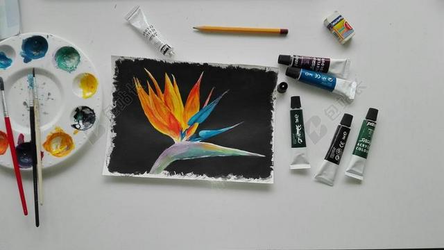 彩色广告时尚简约绘画背景图片