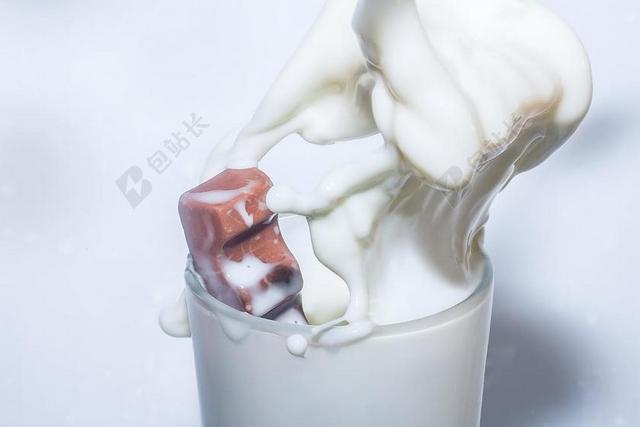 餐饮时尚牛奶糖果棒背景图片