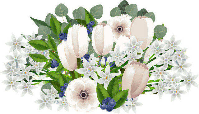 花簇素材