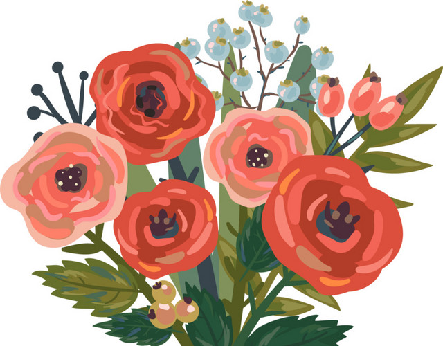 一束鲜花免抠图教师节素材