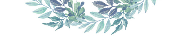小清新花环素材